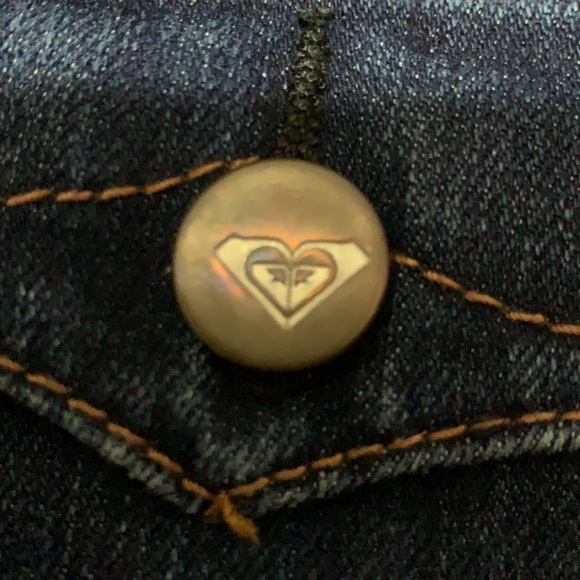 Roxy bootcut flare jeans 7/28 dark wash - Picture 3 of 12